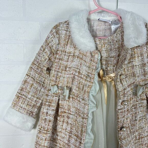 Blueberi Boulevard Girls Dress and Tweed Jacket size 4T - Picture 2 of 10